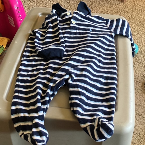 Ralph Lauren One Pieces Ralph Lauren Baby Footie Polo Poshmark